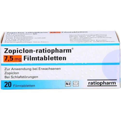 Zopiclon-ratiopharm 7.5mg Filmtabletten Kaufen